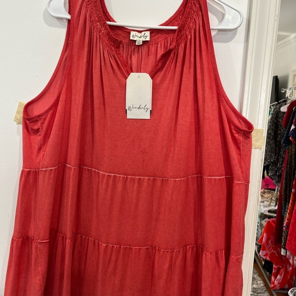 Wonderly plus top orange 
Viscose XXL F-6 - Picture 3 of 7